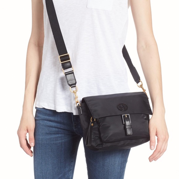 Tory Burch Handbags - Tory Burch Tilda nylon crossbody bag black